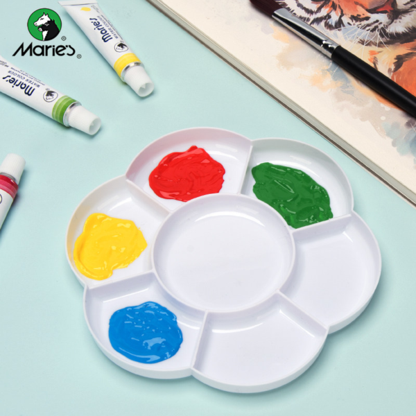 Palette de peinture chinoise avec 7 godets