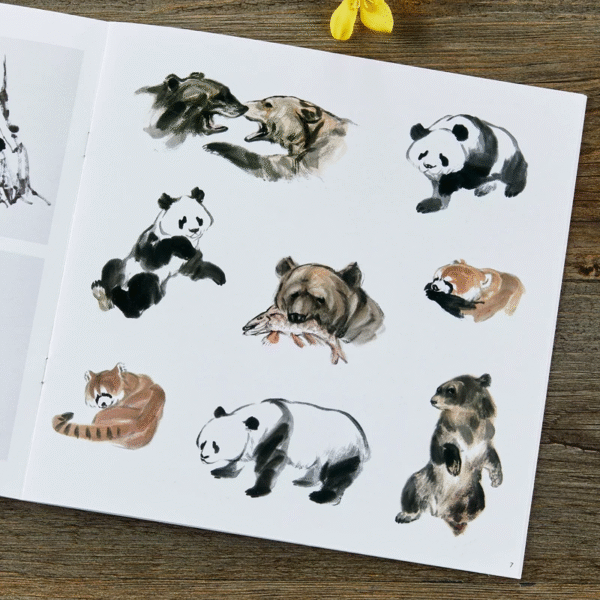 Apprendre à peindre le panda et l'ours – Image 9