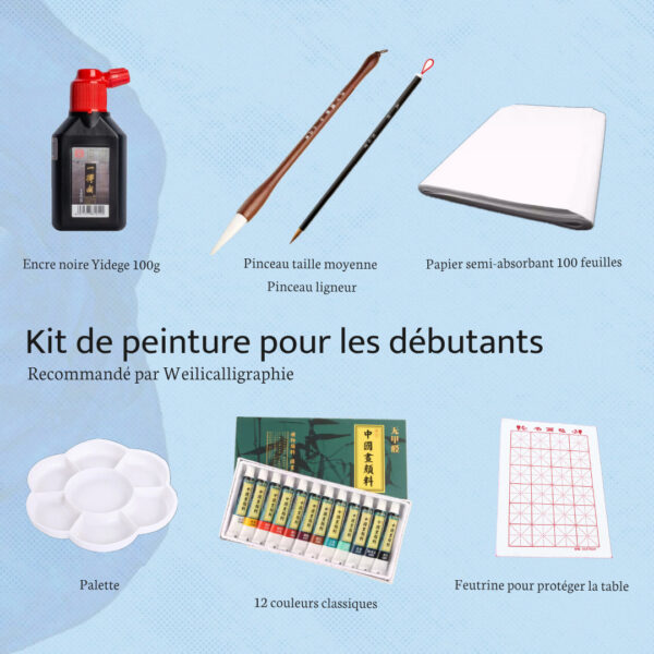 Set de peinture chinoise