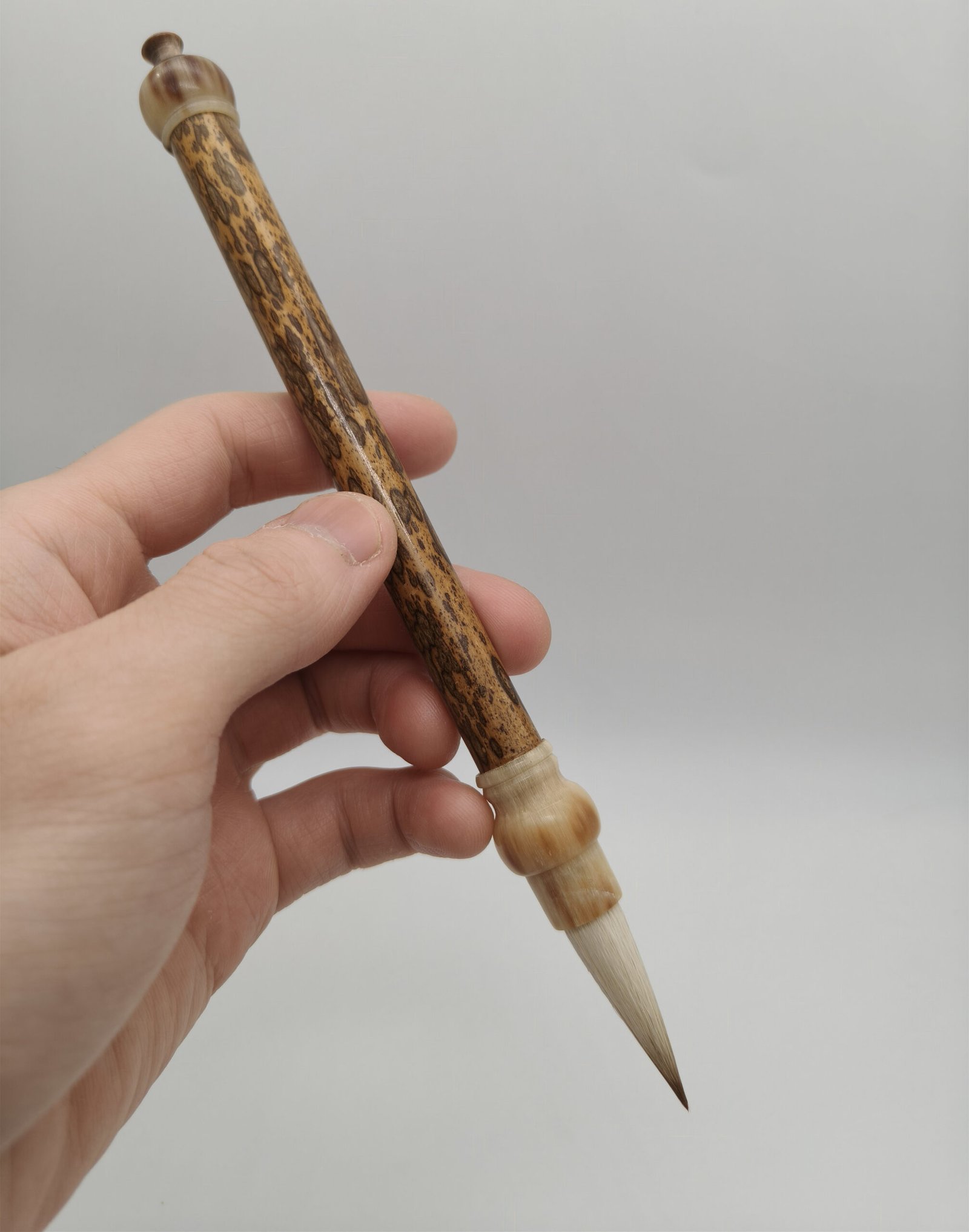 Pinceau Gongdeng des Song aux poils mélangés (pièce unique) 仿宋兼毫宮燈筆 – Image 8