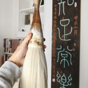 Pinceau grand format aux poils mélangés