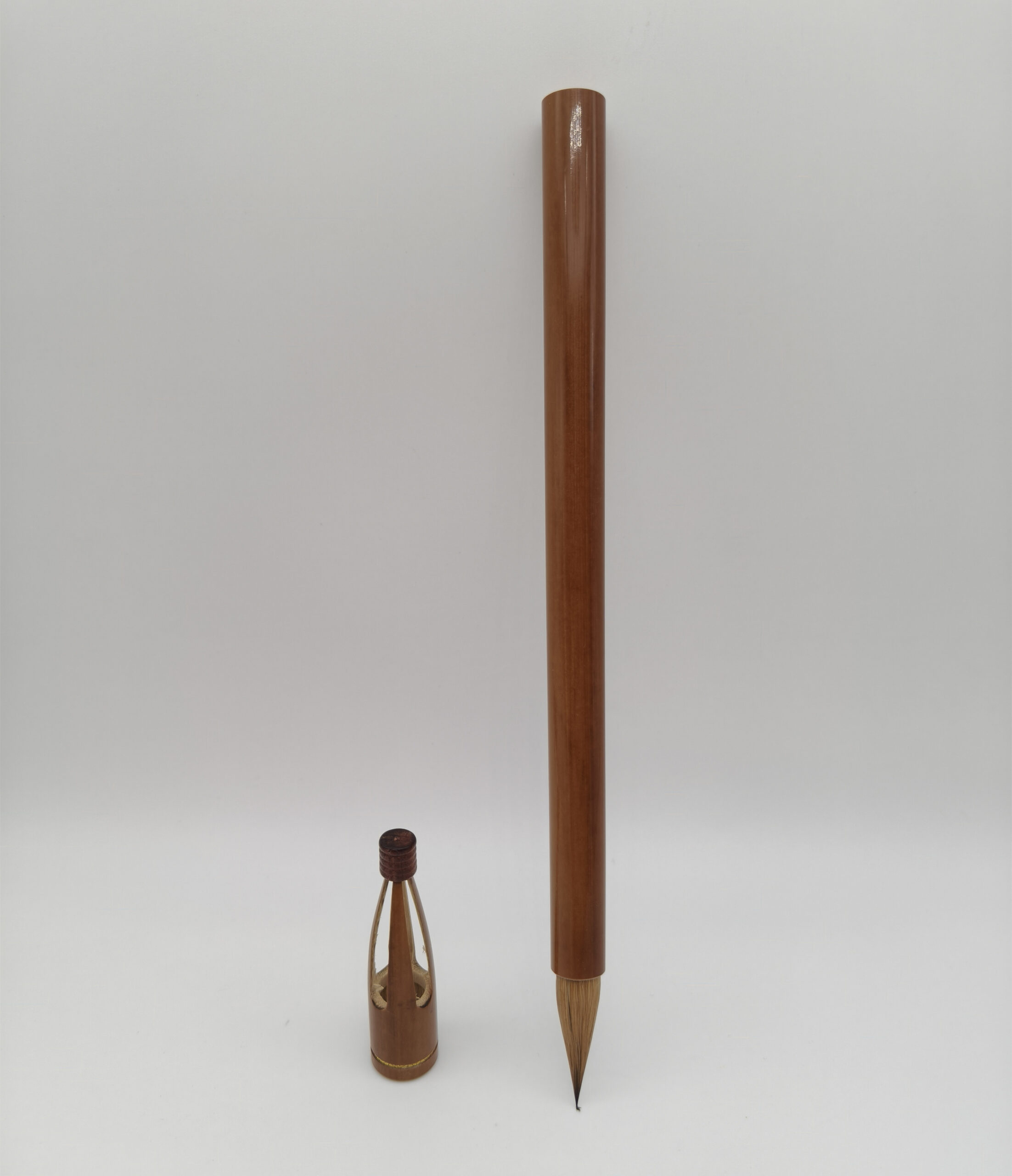 Pinceau aux poils de belette et de lièvre (pièce unique) 紫狼兼毫 – Image 2