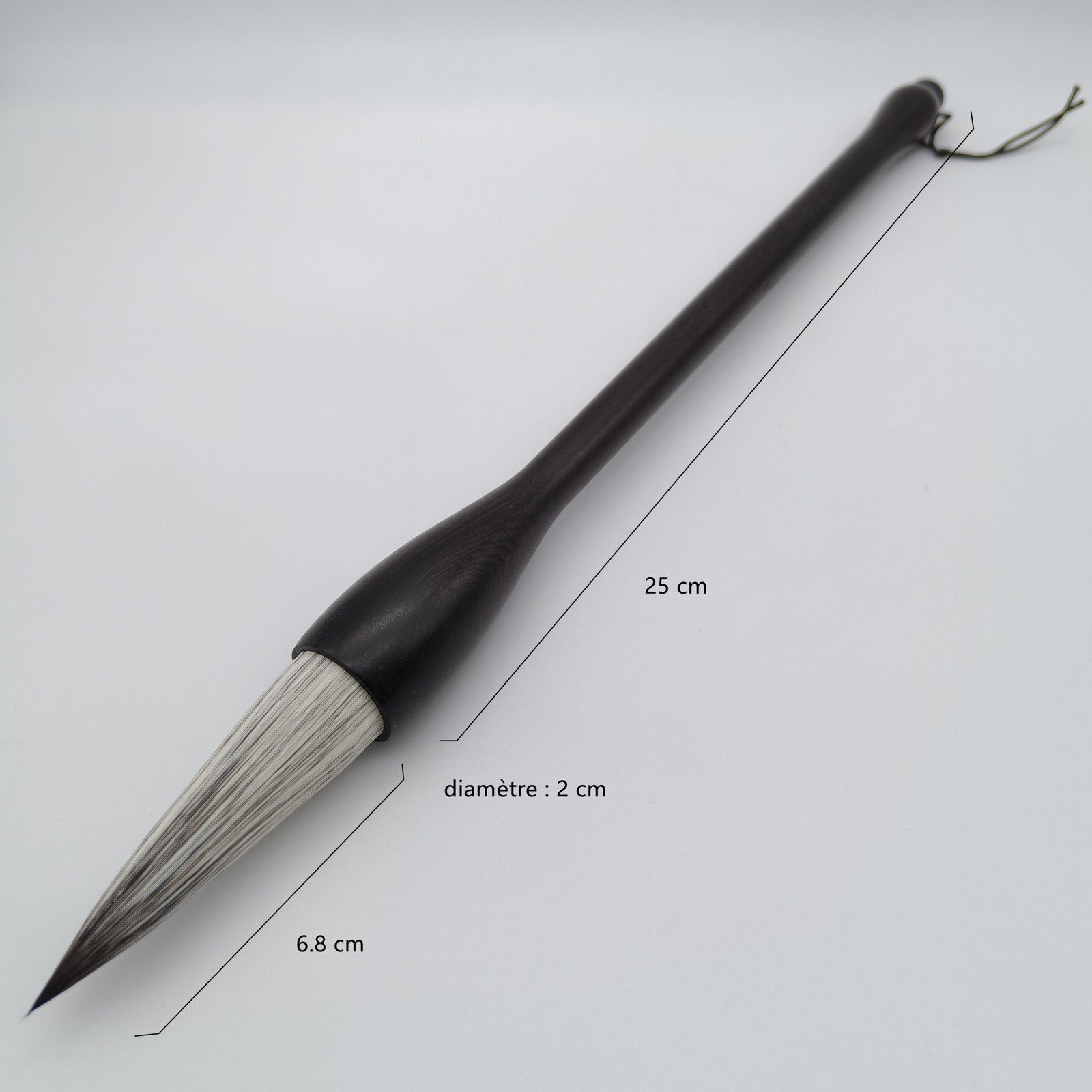 Doubi aux poils de renard polaire et de lièvre noir 6.8 cm – Image 2