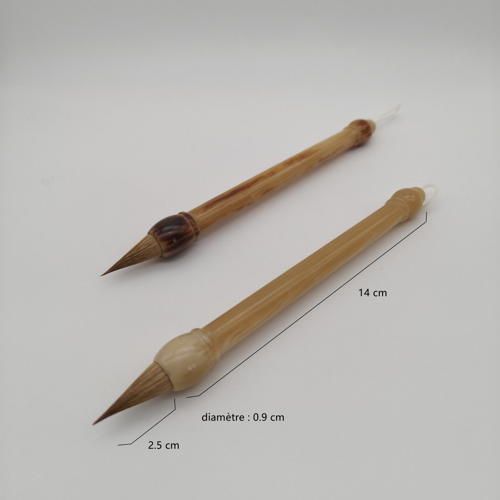 Pinceau en tête d'ail poils belette 蒜頭狼毫 – Image 3